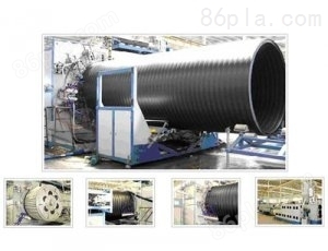 HDPE大口径中空壁缠绕管生产线