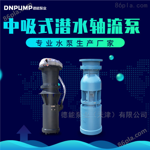 天津中吸式潜水轴流泵市政排水大流量