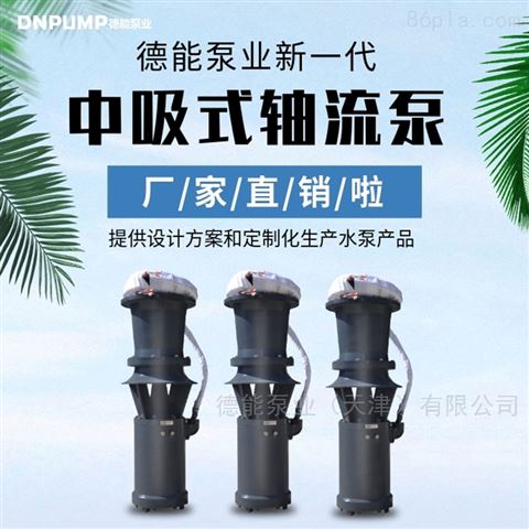 天津潜水泵报价 立式安装 中吸式轴流泵