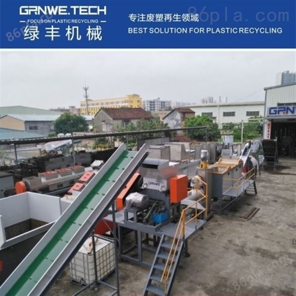 HDPE危废化工桶机油桶资源化处置线塑料机械