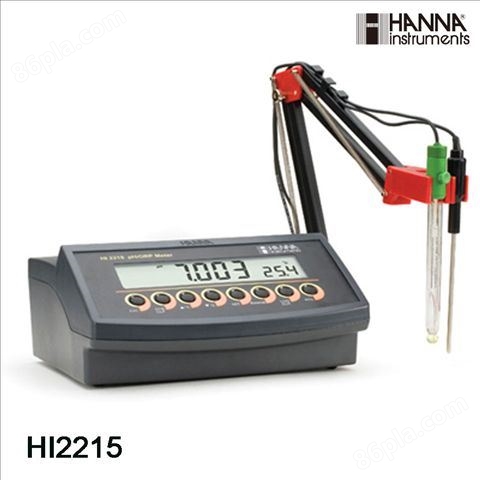 哈纳 HI2215 实验室pH/ORP/℃测量仪