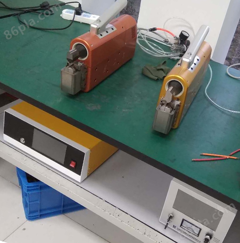 空心合金铝管子封口加工超声波焊接机