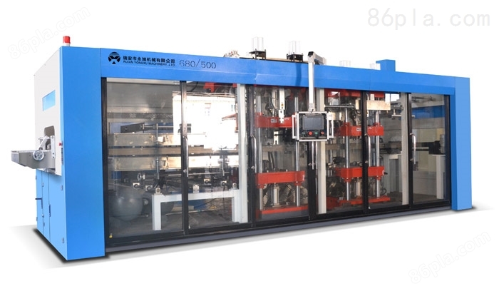 YX-680-500多工位正负压塑料热成型机